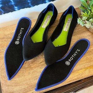 Rothy’s The Point in Black Size 10